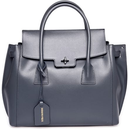 Luisa Vannini Grijs Rundleer Tas
