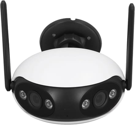 Beveiligingscamera - CCTV Camera - Huisbewaking Binnen Buiten - 180 Graden Panoramisch Dubbele Lens