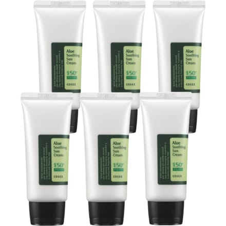 COSRX Aloe Soothing Sun Cream (6ea) Set