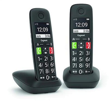 Draadloze Telefoon met Grote Toetsen voor Senioren - Hoog Zichtbare Display en Handsfree Functionele Compatibiliteit