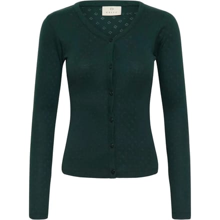 Damesvest KAFFE KAViba Pointelle