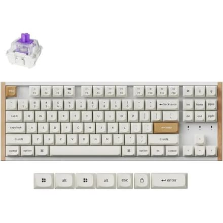 Keychron K8 HE Special edition wit