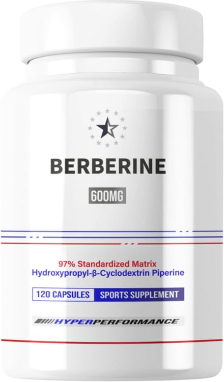 Berberine (HCL) 97% met HydroPerine™ - 120 V-Capsules (600mg) - Apex®