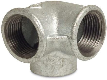 Tempergietfitting 3/4 inch, verzinkte Winkelverdeler
