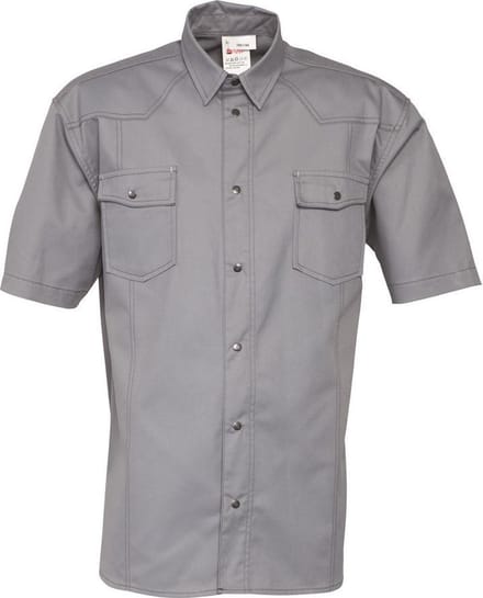 HAVEP Werkhemd korte mouwen Basic 1654 - Grijs - L
