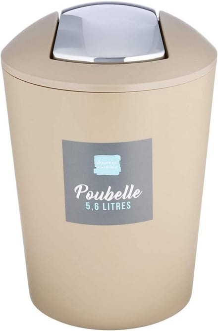 Flic Flac Afvalemmer, 5,6 l, taupe