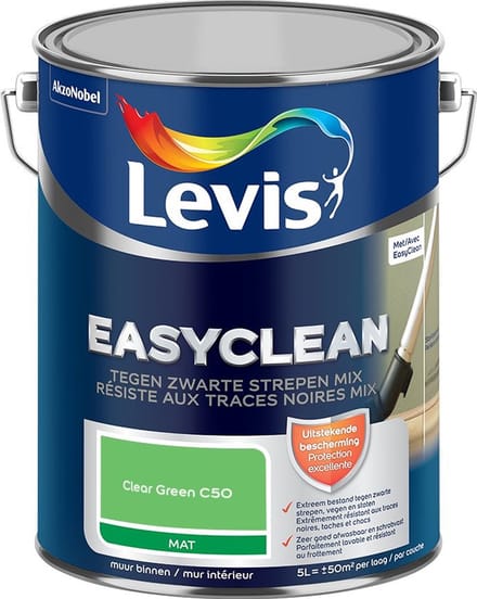 Levis - Easyclean Tegen Zwarte Strepen Mix - Clear Green C50 - Mengverf - 5 L