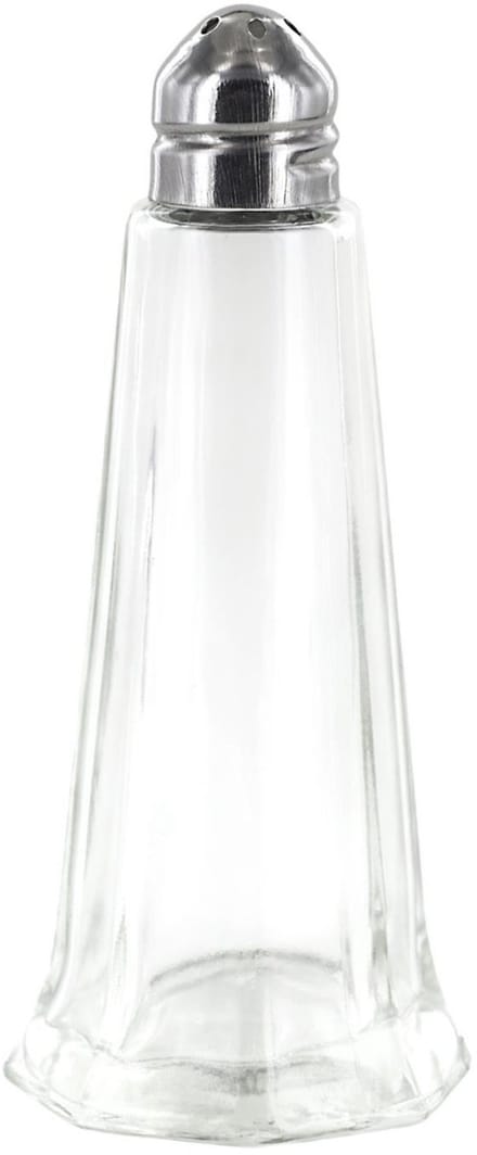 Home Deco Factory Peper en Zoutstrooier - glas - 50 ml - H11 cm - transparant