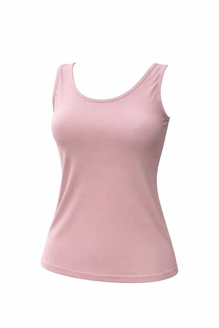 Avet dames hemd microfiber 7591 - Polyamide dames onderhemd - Naadloos Singlet - Powder rose / M