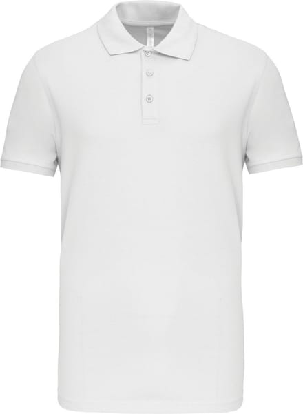 Herenpolo 'Mike' korte mouwen shirt Wit - 3XL