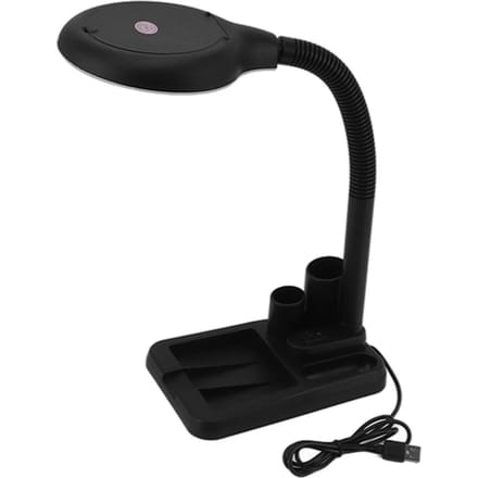 Loupe LED avec Lumière Luminosité Réglable 9 Niveaux Températures de Couleur Réglables Col de Cygne