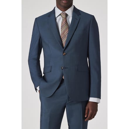 Paul Smith Slim Fit 2btn Suit Petrol Blue Maat: 56 | Kostuumbroeken Outlet | Heren | Blauw