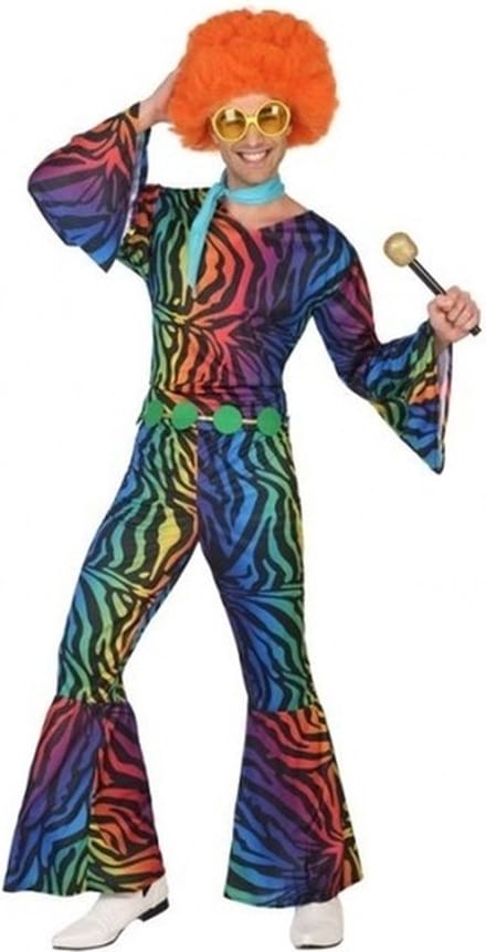Seventies/disco verkleedkleding - heren - jaren 70 kostuum - 70s Carnavalskleding M/L