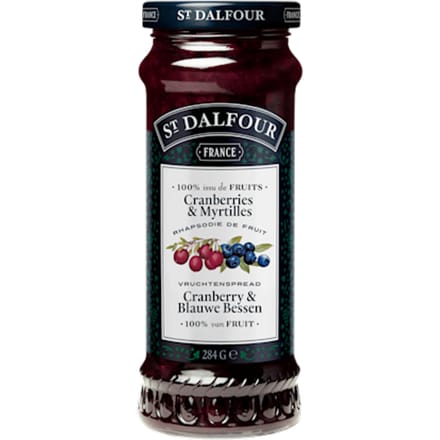 Vruchtenspread cranberries blauwe bes