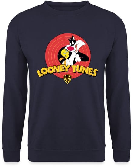 Looney Tunes Sylvester And Tweety Sweater Heren