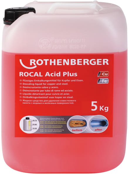 ROTHENBERGER ROCAL Zuur Plus Cu & FE, 5kg - 61105