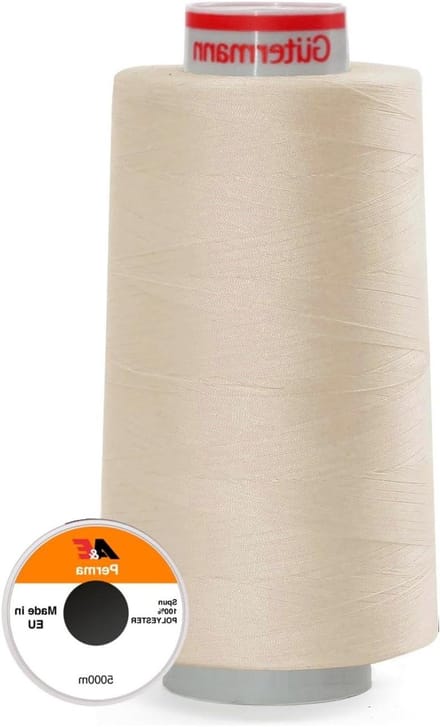 Naaigaren Set - Garen Spoel - Kleding Maken - Scheurvast Polyester - 5000 Meter - Zwart Wit