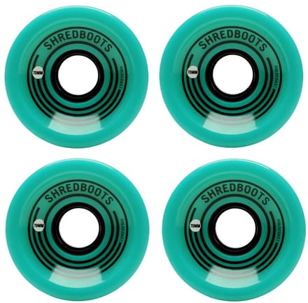 Goldcoast Shredboots 70 mm 85A longboard wielen groen 4-Pack