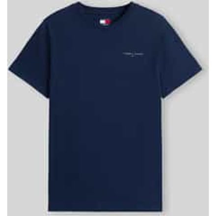 Slim fit t-shirt van puur katoen