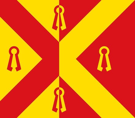 Vlag Gennep 50x75cm