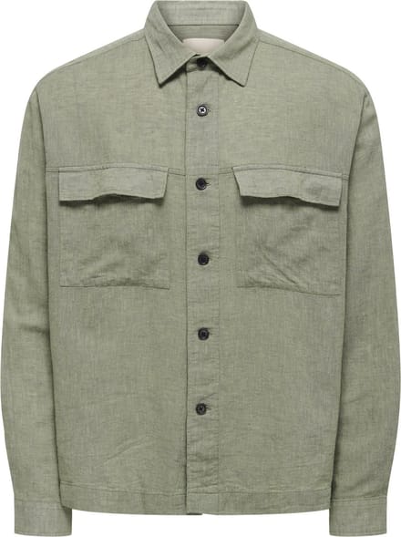 ONLY & SONS Overshirt ONSCAIDEN Linnen Overshirt