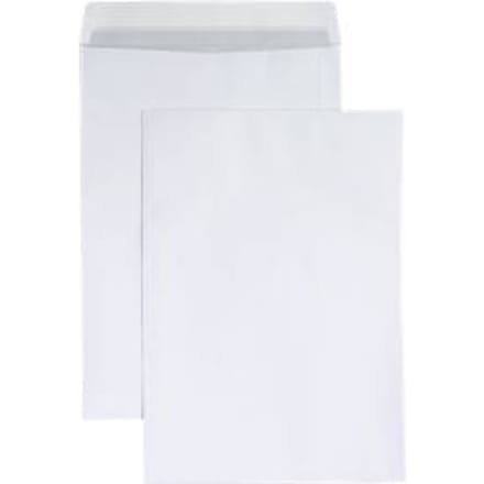 MAILmedia akte-envelop offset wit, B4, 25 x 35,3 cm, zonder venster, zelfklevend, 10 st.