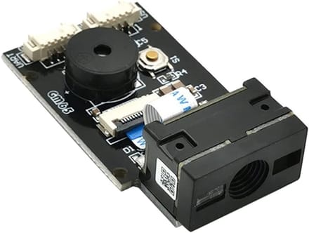 Barcode Scanner - QR Code Module - Snel Scannen - Geavanceerde Decodering - 10 x 9 x 5 cm - Zwart