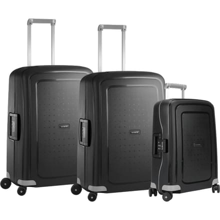 Samsonite S'cure Spinner 69+69+55cm Black kofferset