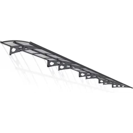 Palram | Canopia - Veranda- En Deurluifel Herald - Helder/grijs - 892x139cm