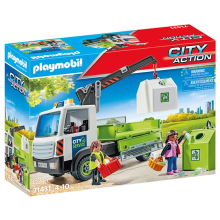 PLAYMOBIL City Action Glasbak ophaaldienst - 71431