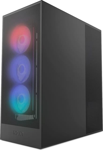 NZXT H7 Flow RGB (2024) - All Black - Case - Miditower - Zwart