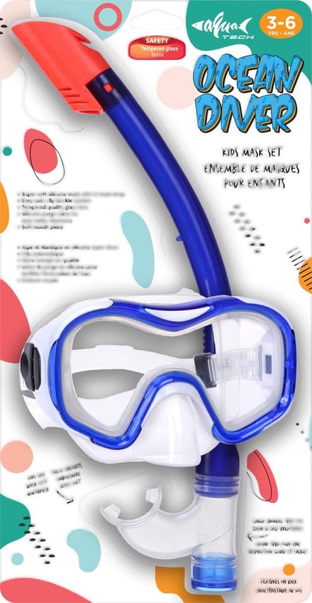 Snorkelset Ocean Diver | blauw
