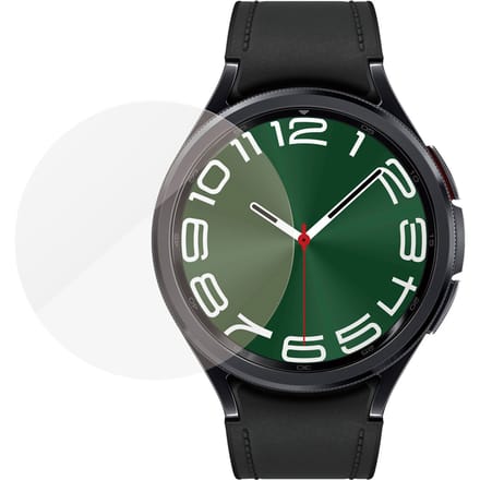 PanzerGlass Screenprotector geschikt voor Samsung Galaxy Watch 6 Classic - 47 mm Glazen | PanzerGlass Antibacterial Screenprotector - Case Friendly
