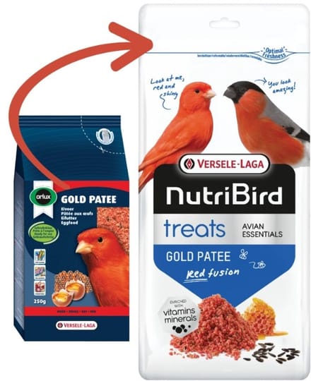 Versele-Laga Orlux Gold patee rood - Versele laga - Supplementen - Vogelvoer - Patee