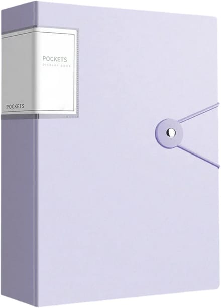 100 Pagina’s A4 Verdikte Documentenmap – Grote Capaciteit Bestandsmap - Multifunctionele DIY Document Organizer, Kantoormap & Bureau Opbergsysteem voor Documenten - Paars