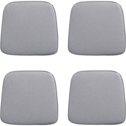 Madison - Zitkussen Wicker Manchester light grey - Ca. 48x48 cm - Set van 4