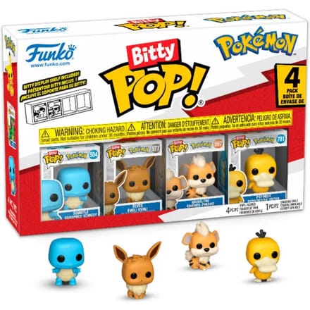 Funko! - Bitty POP 4PK Pokemon Squirtle - Figuur