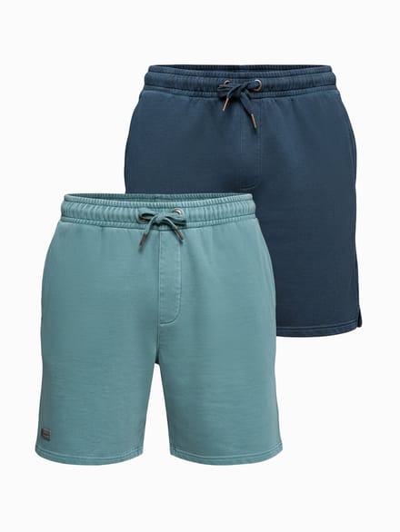 OMBRE Set - Katoen - Effen Marine, Donker Turkoois M