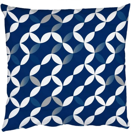 Sierkussens - Kussentjes Woonkamer - 60x60 cm - Abstract - Patroon - Blauw