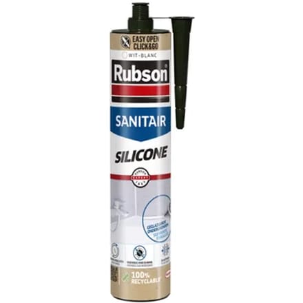 Rusbon Silicone Sanitair Wit 280ml