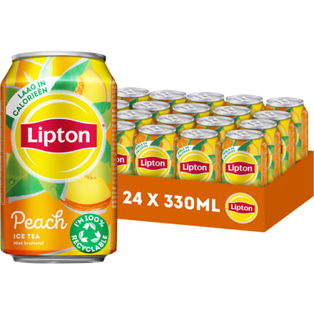 Frisdrank Lipton Ice Tea peach blik 330ml