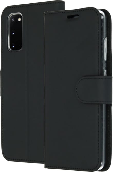 Accezz Hoesje - Geschikt voor Samsung Galaxy S20 - Wallet Softcase Bookcase - Zwart