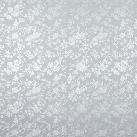 Protecttable - Tafelzeil Floral Grijs 140x250cm - Tafelkleed Afwasbaar - Kunststof