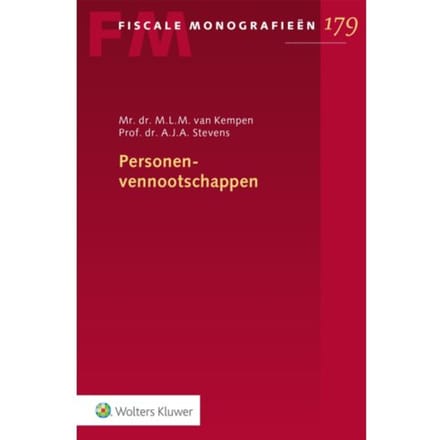 Personenvennootschappen - Fiscale Monografieën