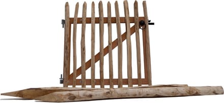 Kastanjehout poort H120xL120 cm Van ReesVan Rees