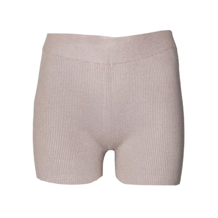 Brave Soul Ribgebreide korte broek dames/dames (Taupe)