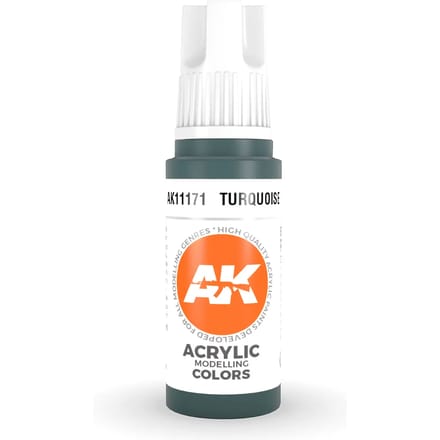 Turquoise Acrylic Modelling Color - 17ml - AK-11171