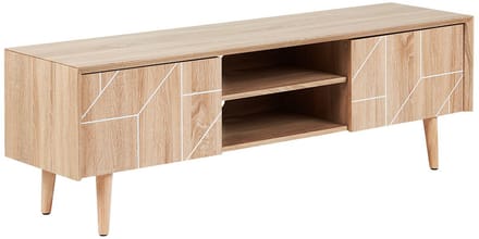 FRANKLIN - TV-meubel - Lichte houtkleur - Spaanplaat