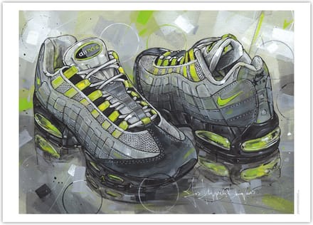 Sneaker poster Neon 70x50 cm