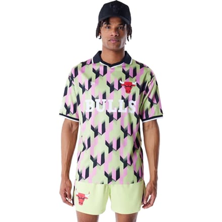 New Era NBA Chicago Bulls Soccer Shirt Groen